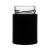 195 ml Bocaux DEEP, noirs mat, TO-58