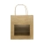 Sac en papier brun avec fenêtre moyen 185x95x195