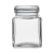 111 ml 4-eck-Glas, weiss, TO-48