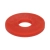 Grands anneaux en caoutchouc, rouge