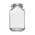 4000 ml Bocaux à conserve Fido, ronds