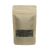 85x140 Sachets zip kraft brun + fenêtre
