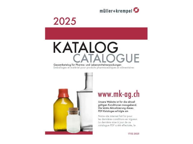 Müller+Krempel Katalog 2025 – Gesamtkatalog für Pharma- und Lebensmittelverpackungen als digitaler PDF-Katalog