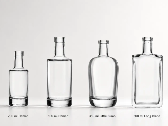 Vier Glasflaschen Hamah, Little Sumo und Long Island, neu auch in praktischen Kleinverpackungen erhältlich.