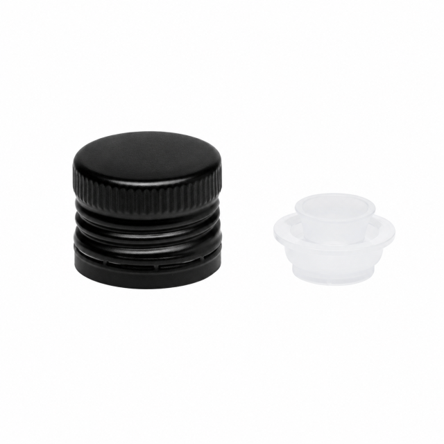 Ferm. alu PP-31.5 noir, g.verseur séparé