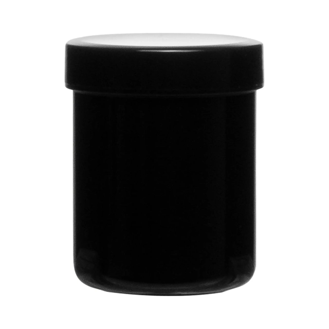 50 g Pots à onguent, noir, compl.