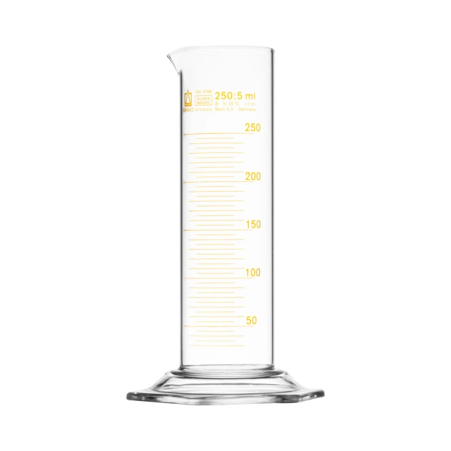 Eprouvette graduée, forme basse, 250 ml