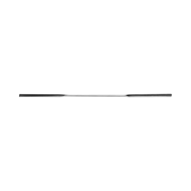 Micro-spatule double, en inox, L 130 mm
