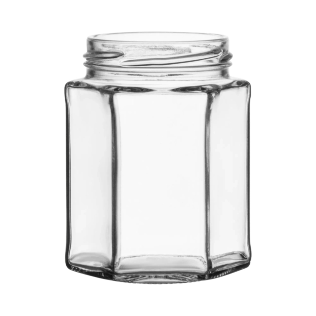 278 ml Bocaux hexagonaux, TO-63