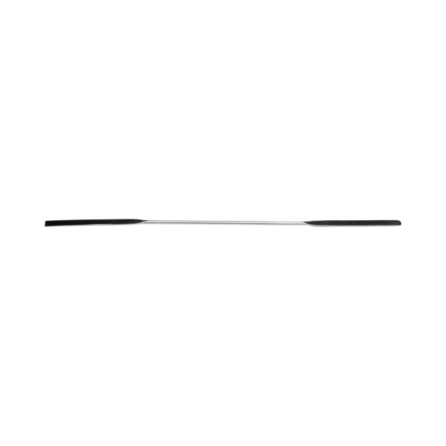 Micro-spatule double en inox, L 185 mm