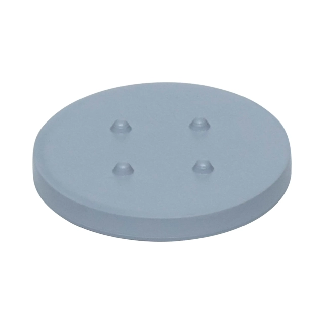 Rondelle caoutchouc 37x4 mm, gris, ster.