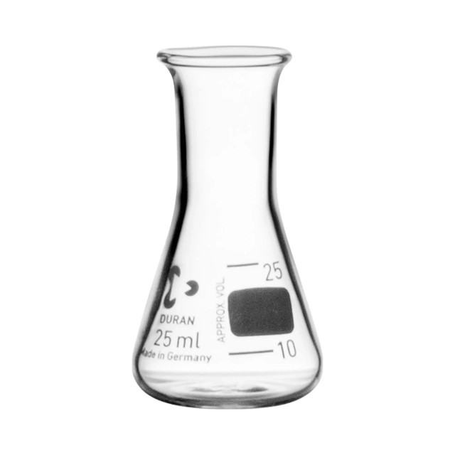 Erlenmeyer DURAN, col étroit, 25 ml