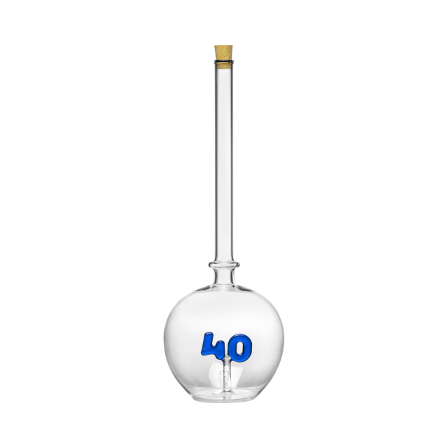 500 ml Flasche mit Zahl 40