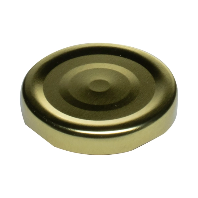 TO-53 Deckel, gold, m. Button, past.
