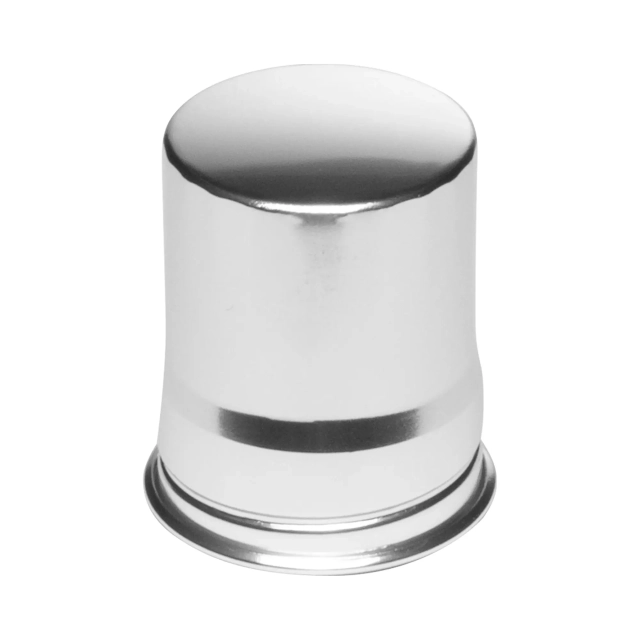Becher aus Aluminium, silber