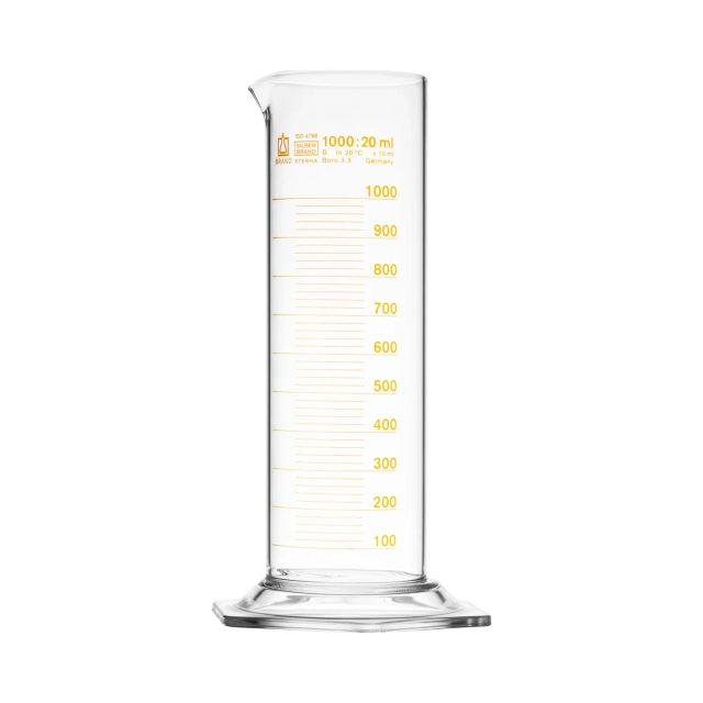 Eprouvette graduée, forme basse, 1000 ml