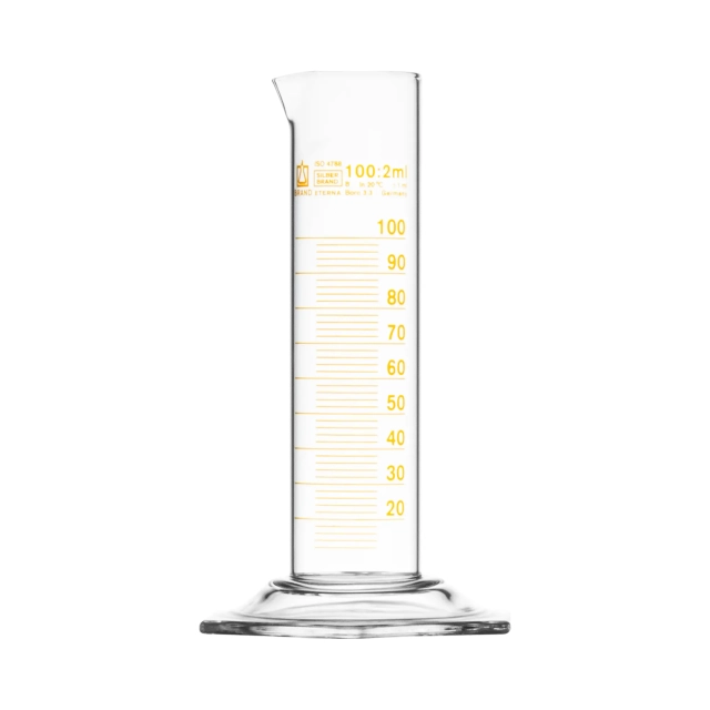 Eprouvette graduée, forme basse, 100 ml