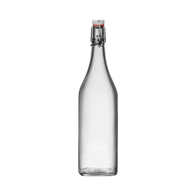 1000 ml Btles mécan., carrées, montées