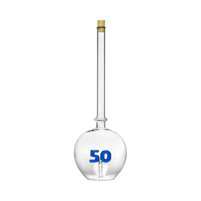 500 ml Flasche mit Zahl 50