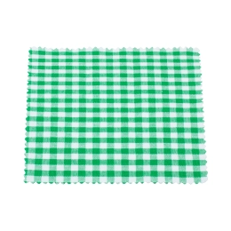 Petits tissus verts à carreaux pr TO