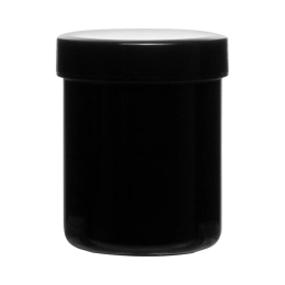 50 g Pots à onguent, noir, compl.