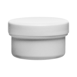 5 g Boîtes plates, blanc, complets
