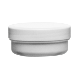 10 g Boîtes plates, blanc, complets