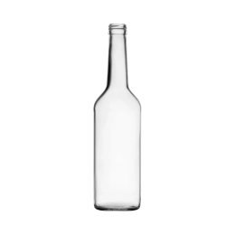 500 ml Btles Geradhals, blanc, PP-28