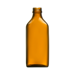200 ml Multiflasche, braun, PP-28