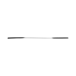 Micro-spatule double en inox, L 185 mm