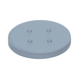 Rondelle caoutchouc 37x4 mm, gris, ster.
