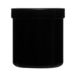 200 g Pots à onguent, noir, compl.
