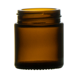 30 ml Pots à onguent Salwis, verre brun