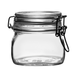 500 ml Bocaux à conserve Fido, carrés