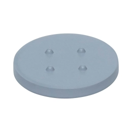 Rondelle caoutchouc 37x4 mm, gris, ster.