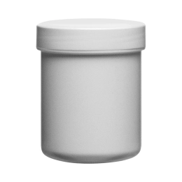50 g Pots à onguent, blanc, compl.