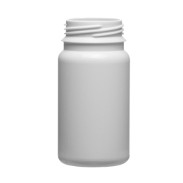 125 ml Flacons PET Pulvis, blanc, carton