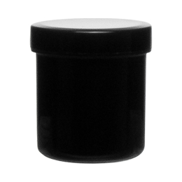 10 g Pots à onguent, noir, compl.