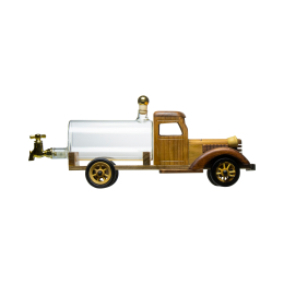 350 ml Camion en bois et en verre, moyen