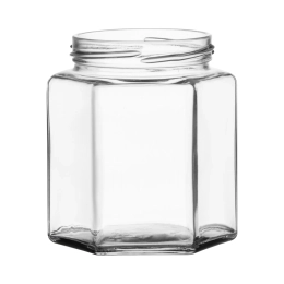 390 ml Bocaux hexagonaux, TO-70