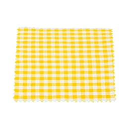 Petits tissus jaunes à carreaux pr TO