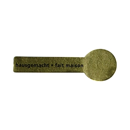 Languettes de séc. + texte, 45x15mm, or