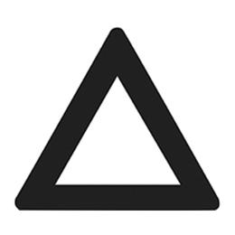 Etiquette, triangle tactile (danger)