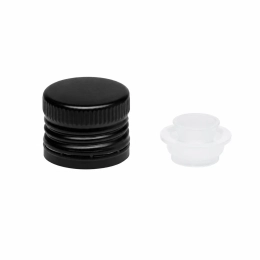 Ferm. alu PP-31.5 noir, g.verseur séparé