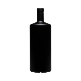 3000 ml Kuba noir-mat bague plate