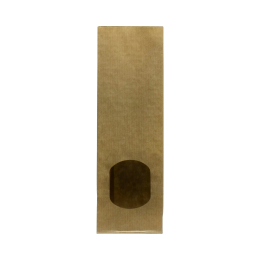 1000 g Sachets à thé fenêtre, brun