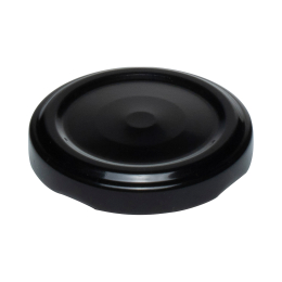 TO-48 Deckel Blueseal, schw., m. Button