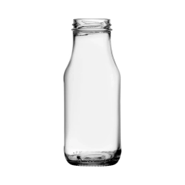 263 ml Weithalsflasche, weiss, TO-43