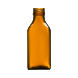 100 ml Multiflasche, braun, PP-28