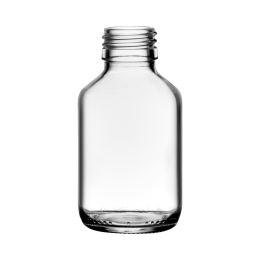 100 ml VERAL Flasche, weiss, PP-28